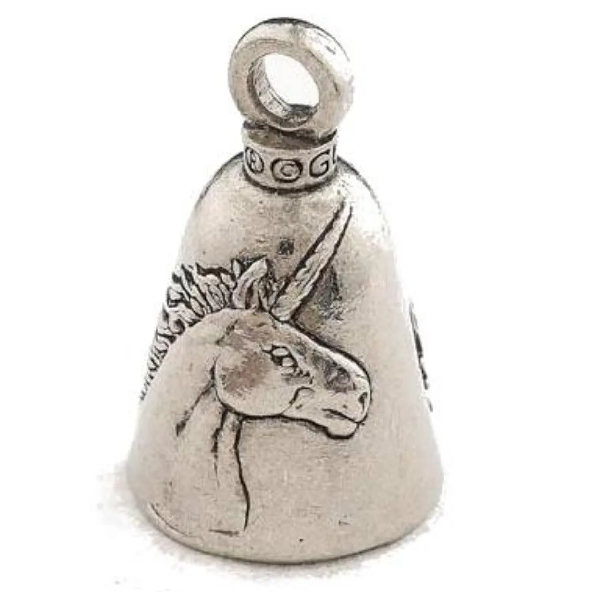 Daniel Smart Guardian Bell® Unicorn, Pewter, 1.5 x 1 in