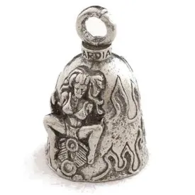 Daniel Smart Guardian Bell® V-Twin, Pewter, 1.5 x 1 in
