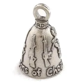 Daniel Smart Guardian Bell® Weapon Of Choice, Pewter, 1.5 x 1 in