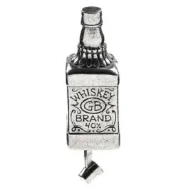 Daniel Smart Guardian Bell® Whiskey Bottle, Pewter, 1.5 x 1 in