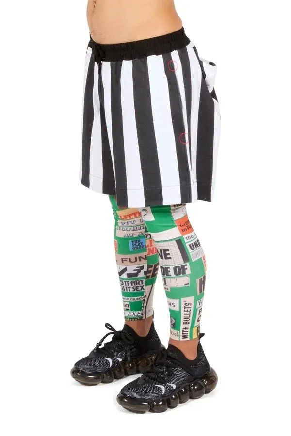 Don't Stop Stripe Unisex Shorts Jersey