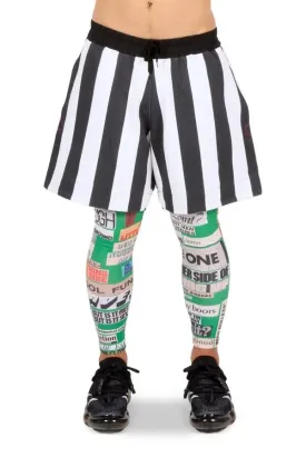 Don't Stop Stripe Unisex Shorts Jersey