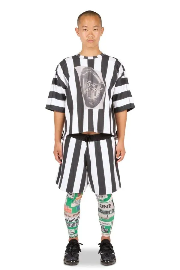 Don't Stop Stripe Unisex Shorts Jersey