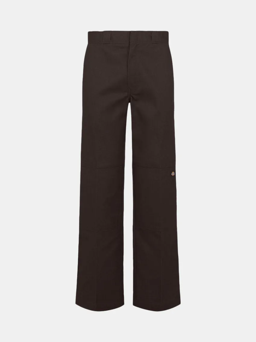 Double Knee Pants Dark Brown
