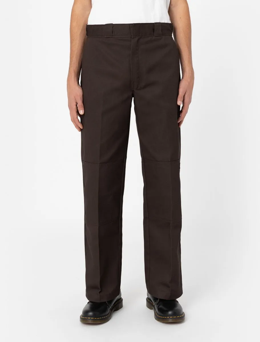 Double Knee Pants Dark Brown