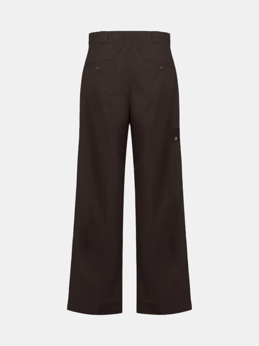 Double Knee Pants Dark Brown