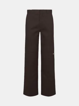 Double Knee Pants Dark Brown