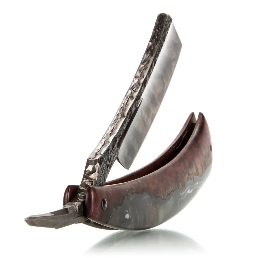Dylan Farnham Custom Straight Razor "Fractured Stone"