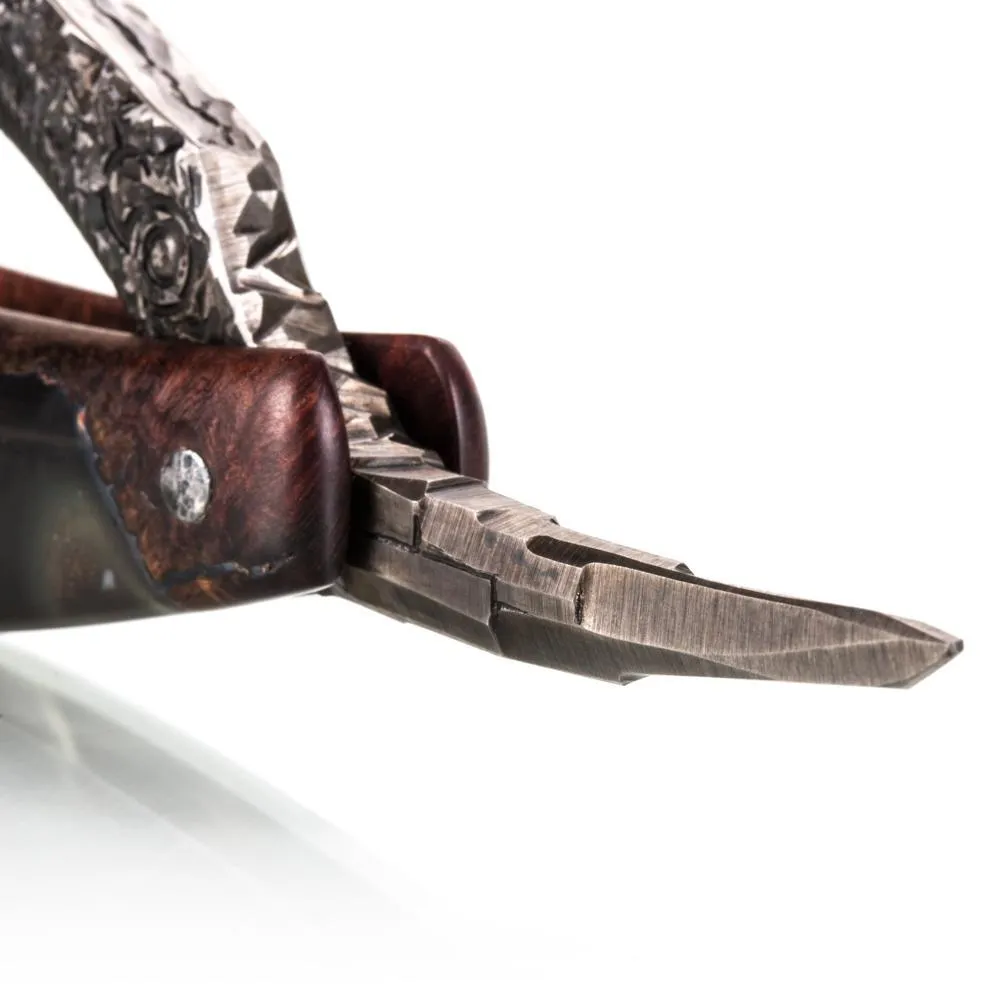 Dylan Farnham Custom Straight Razor "Fractured Stone"