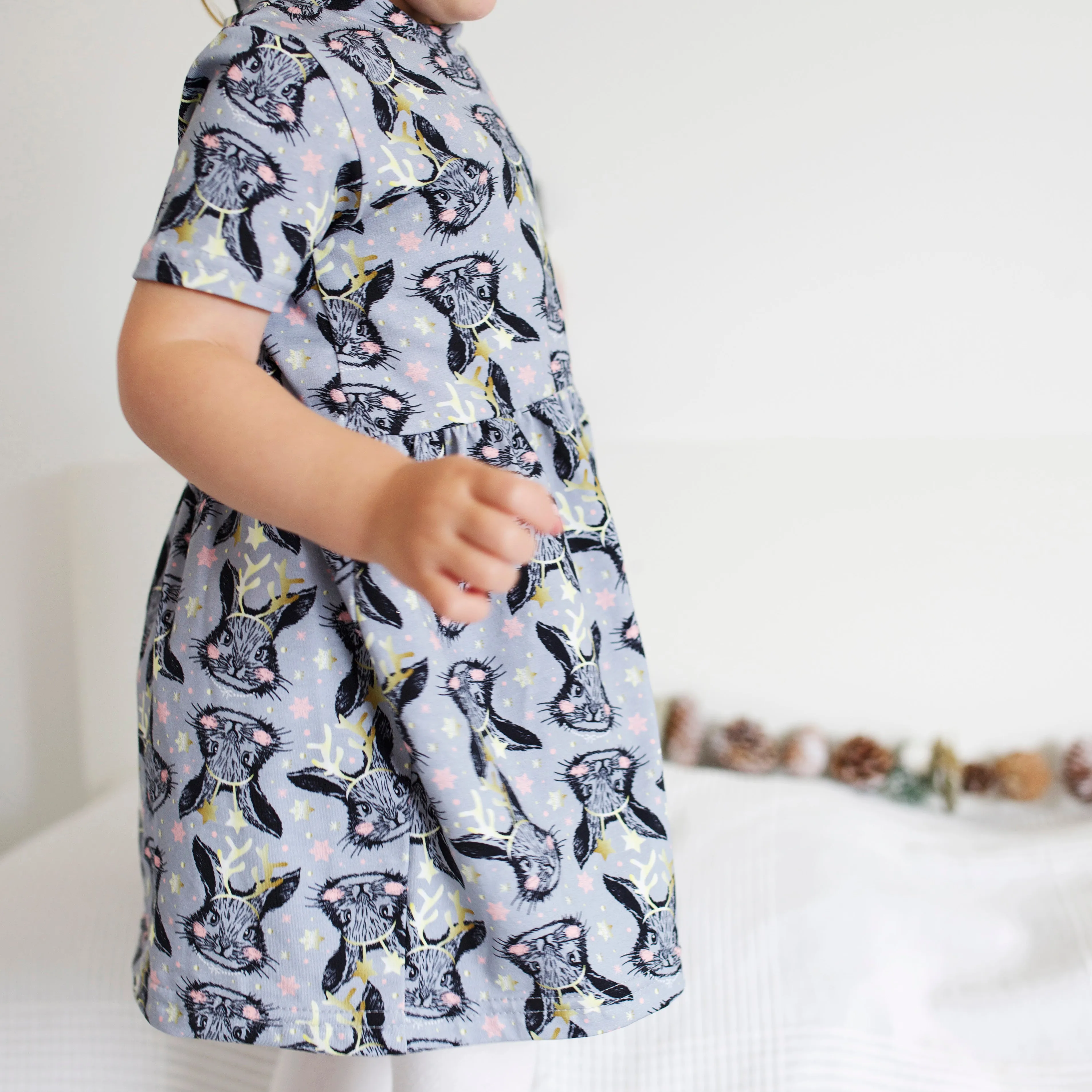 Easter Bunny Dress 1-9 Years