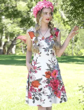 Effie's Heart Rory Dress Floriculture Print EH5573-481