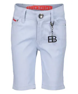 ELIE BALLEH BLUE COTTON STRETCH 5 Packet Twill Short Pants