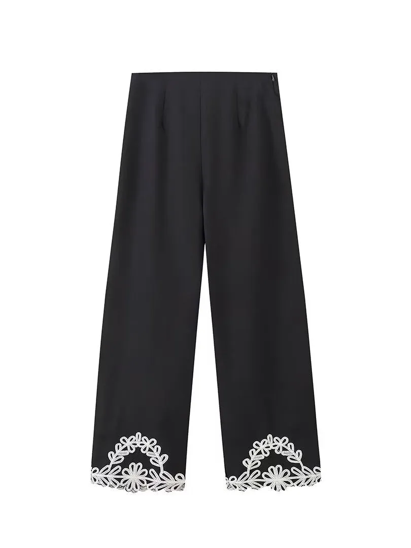 Embriodered Vest & Long Pant Set