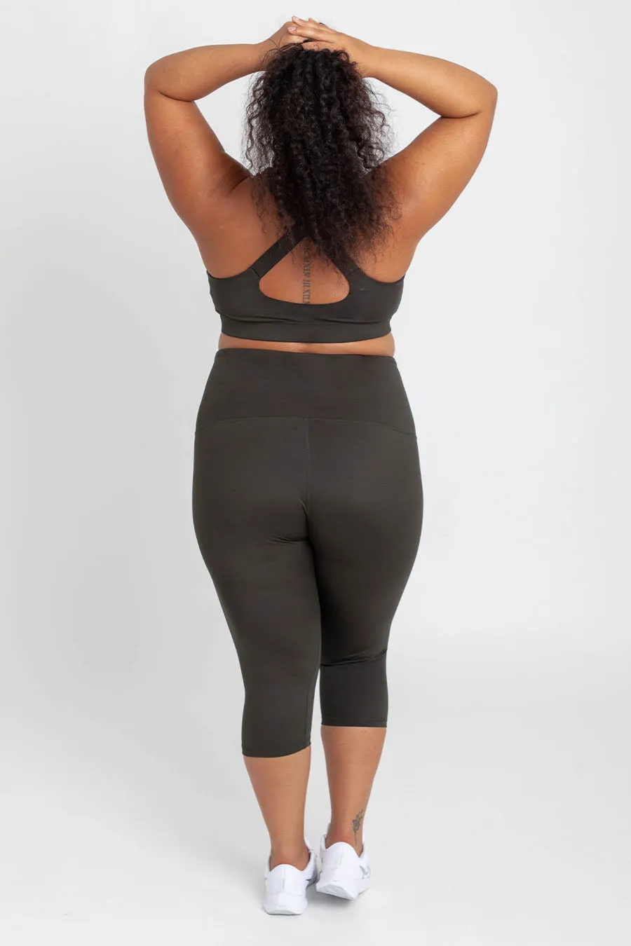 Essential 3/4 Length Tight - Forest Night