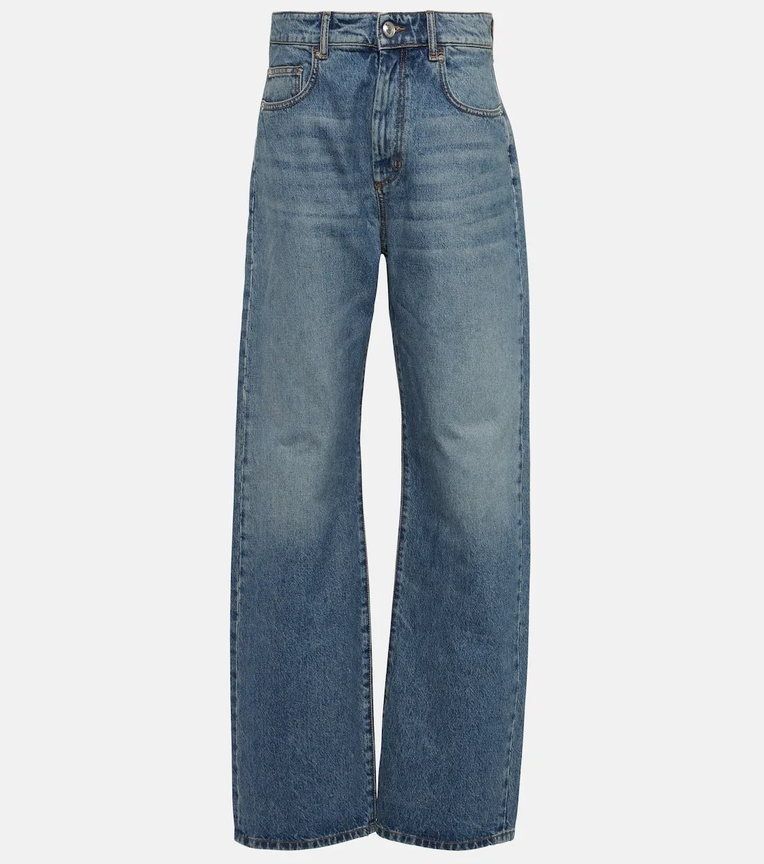 Fido Sportmax High Waist Wide Leg Jeans, Blue