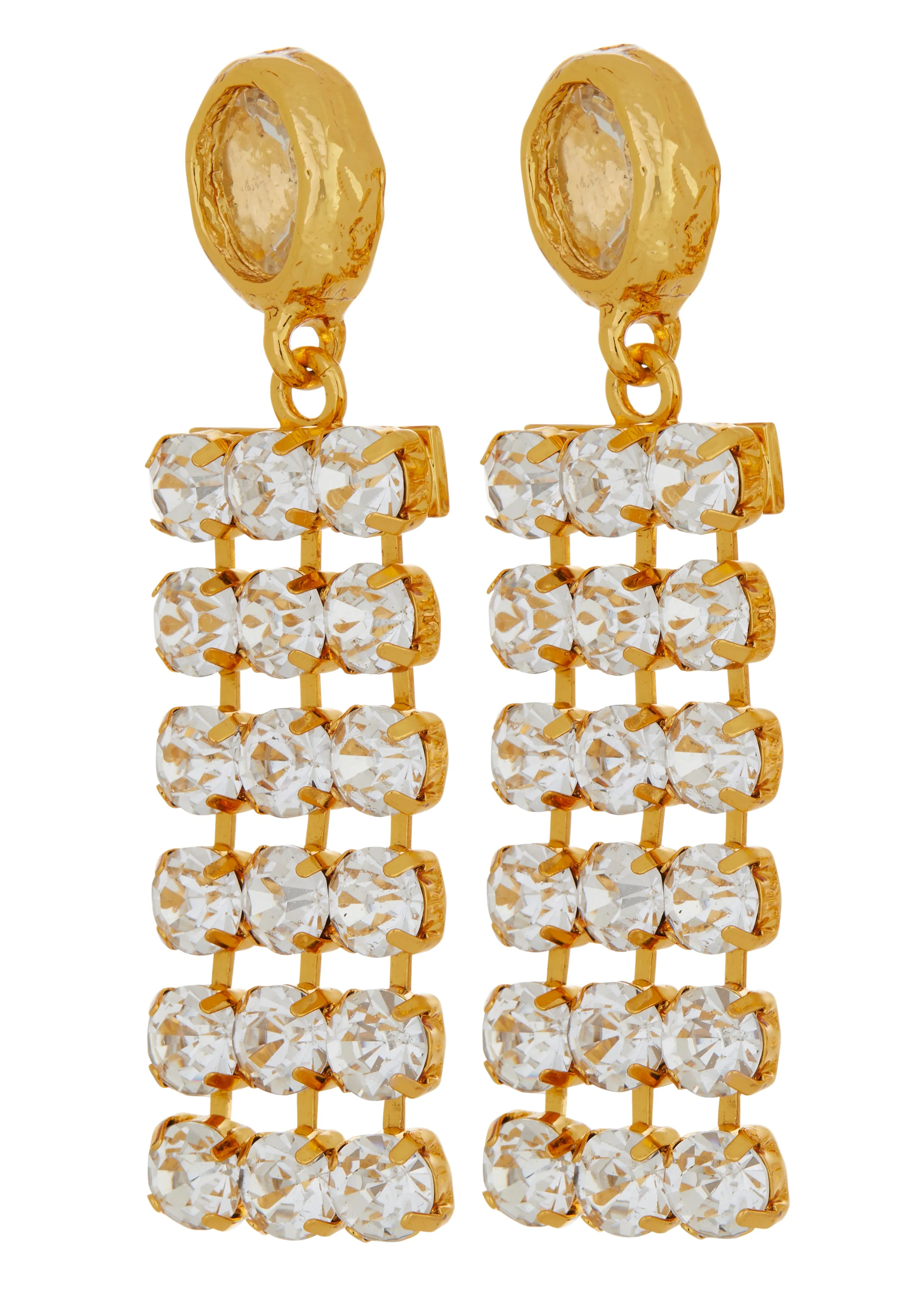 Flash Earrings - Crystal