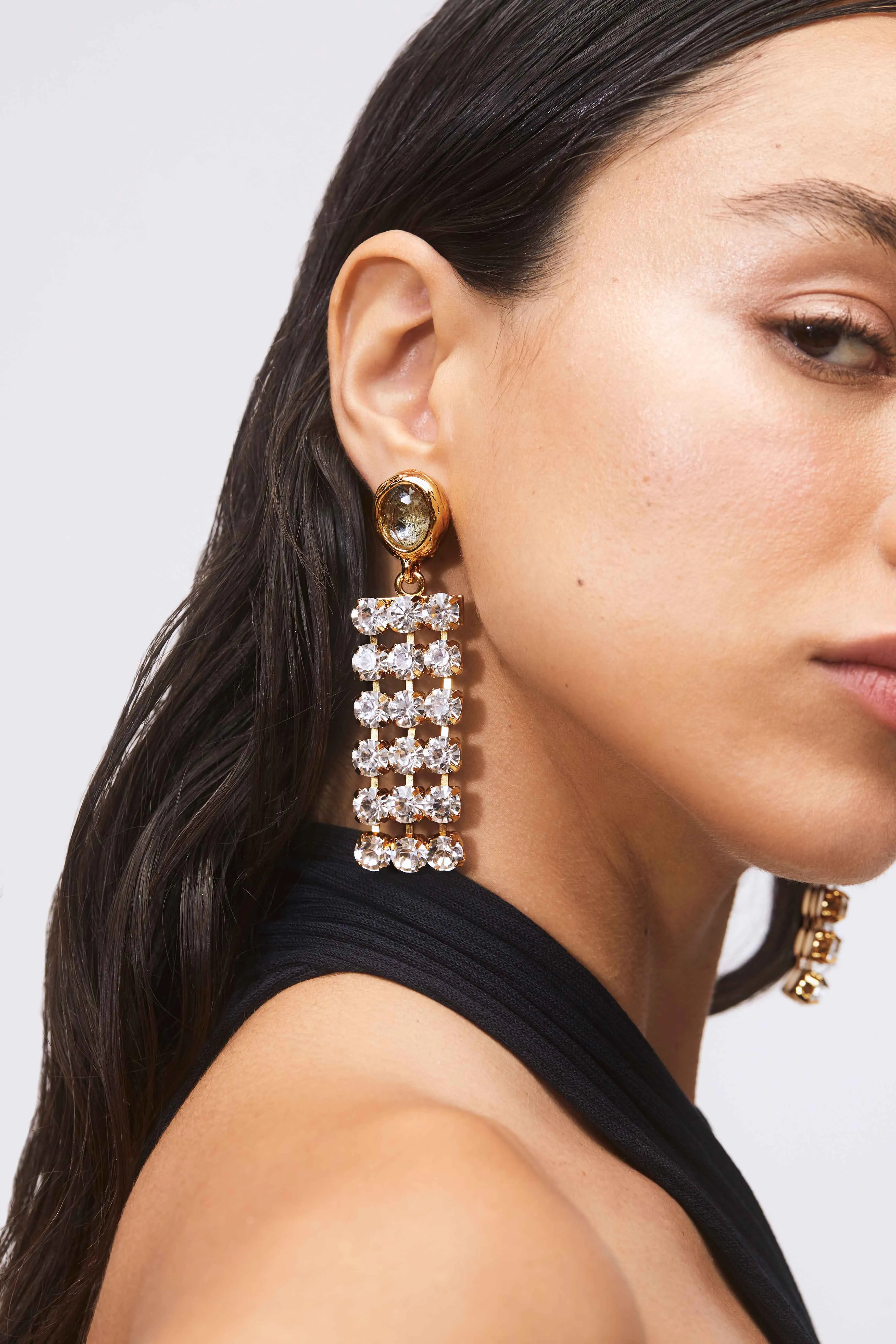 Flash Earrings - Crystal