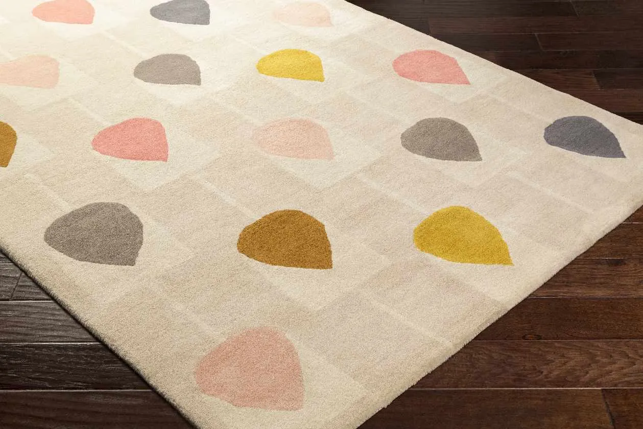 Forksrson Modern Mustard Area Rug