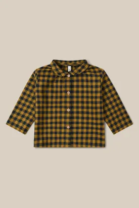 Gingham Shirt (Blueberry)