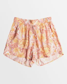 Girls 4-16 Midnight Avenue   Elastic Waist Shorts