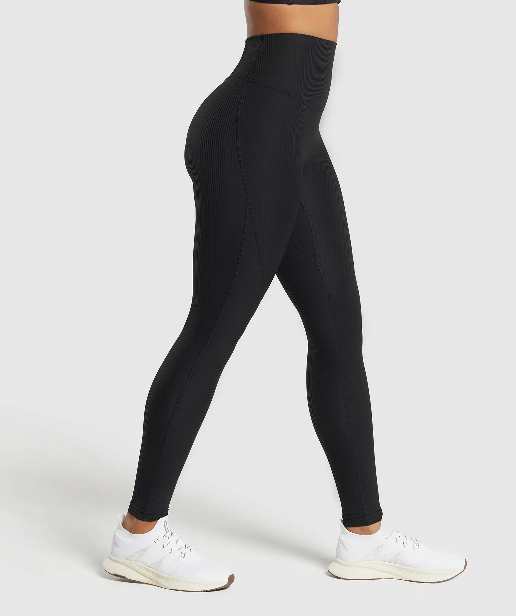 Gymshark Ribbed Legging - Black