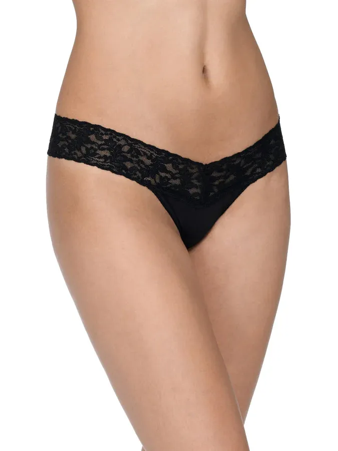 HANKY PANKY~ Supima cotton low rise thong 891581