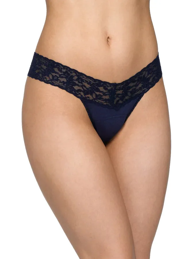 HANKY PANKY~ Supima cotton low rise thong 891581