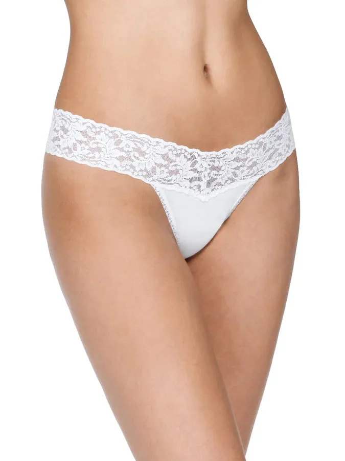 HANKY PANKY~ Supima cotton low rise thong 891581