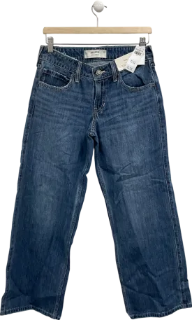 Hollister Blue Low Rise Baggy Jeans - Short Length W26