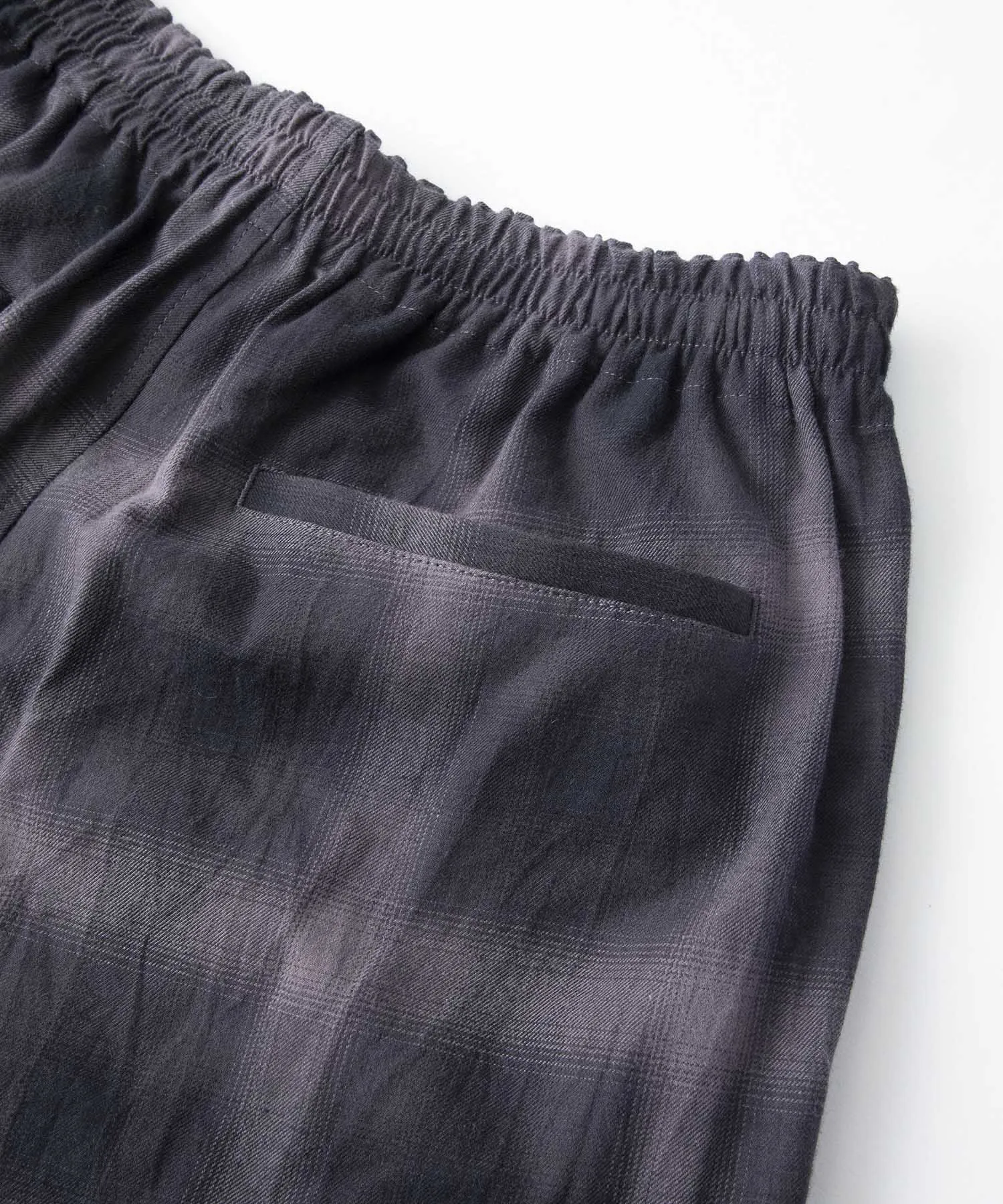 HOMBRE PLAID EASY TYPE PANTS