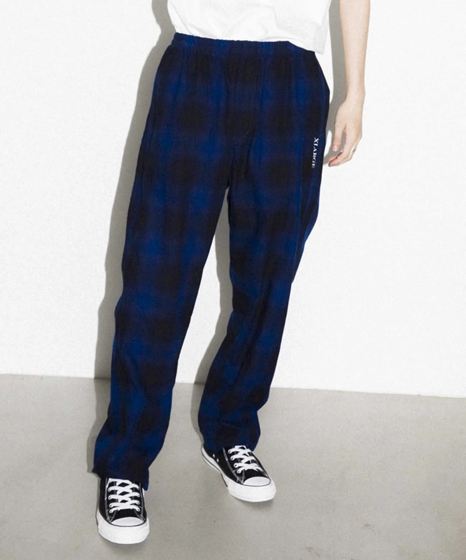 HOMBRE PLAID EASY TYPE PANTS