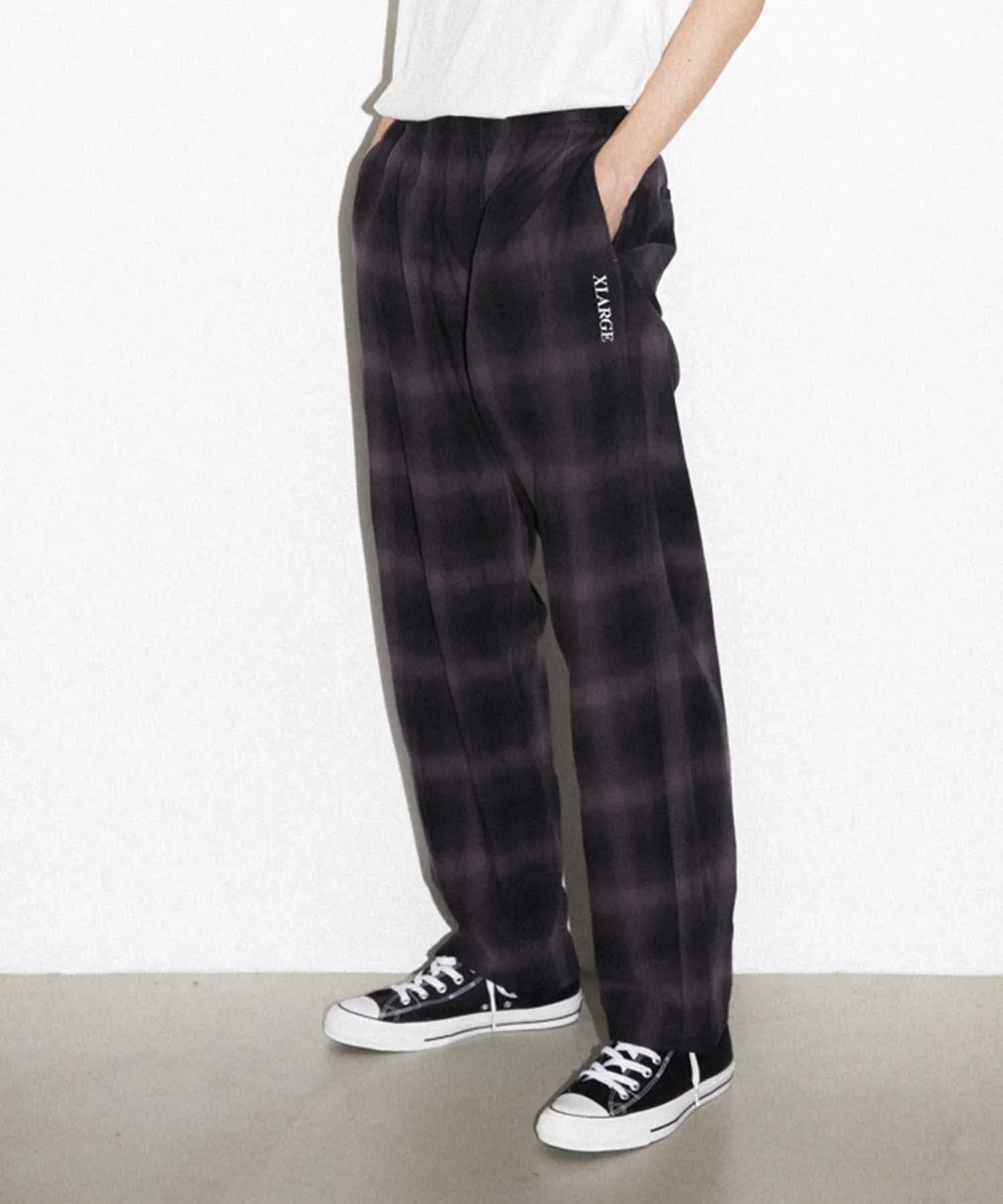 HOMBRE PLAID EASY TYPE PANTS