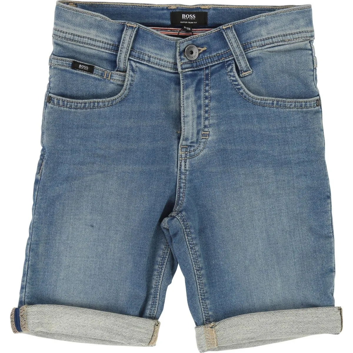 Hugo Boss Boys Denim Bermuda Shorts J24605