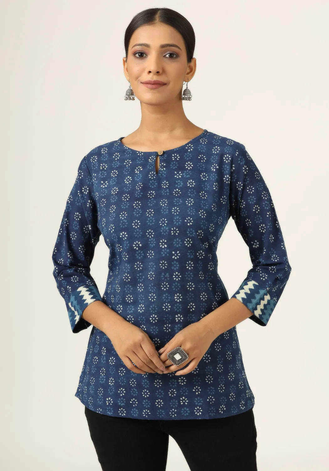 Indigo Day Cotton Top