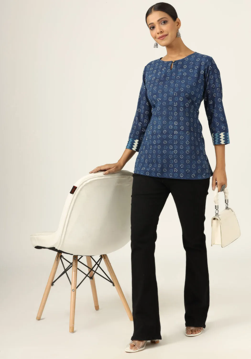 Indigo Day Cotton Top