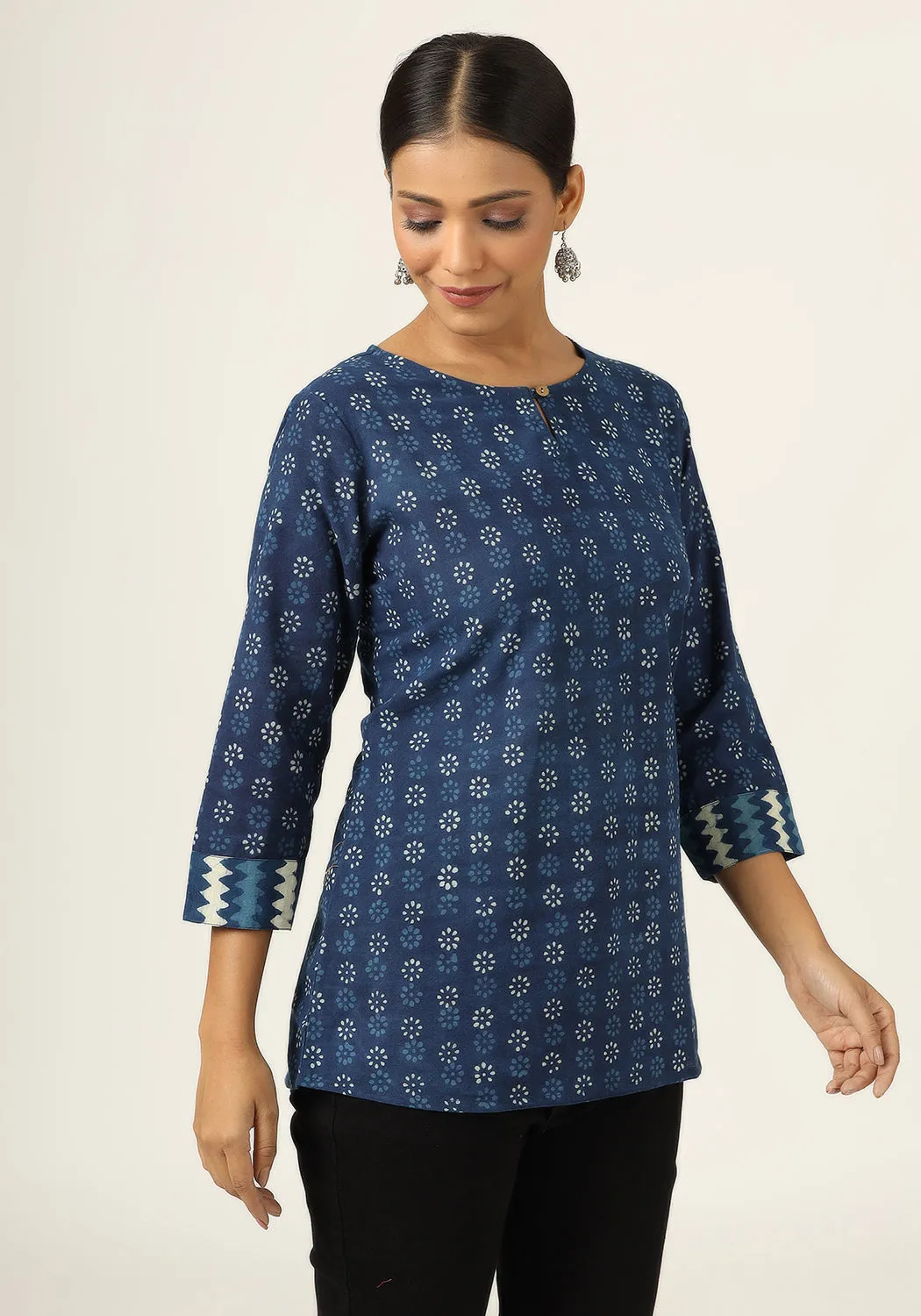 Indigo Day Cotton Top