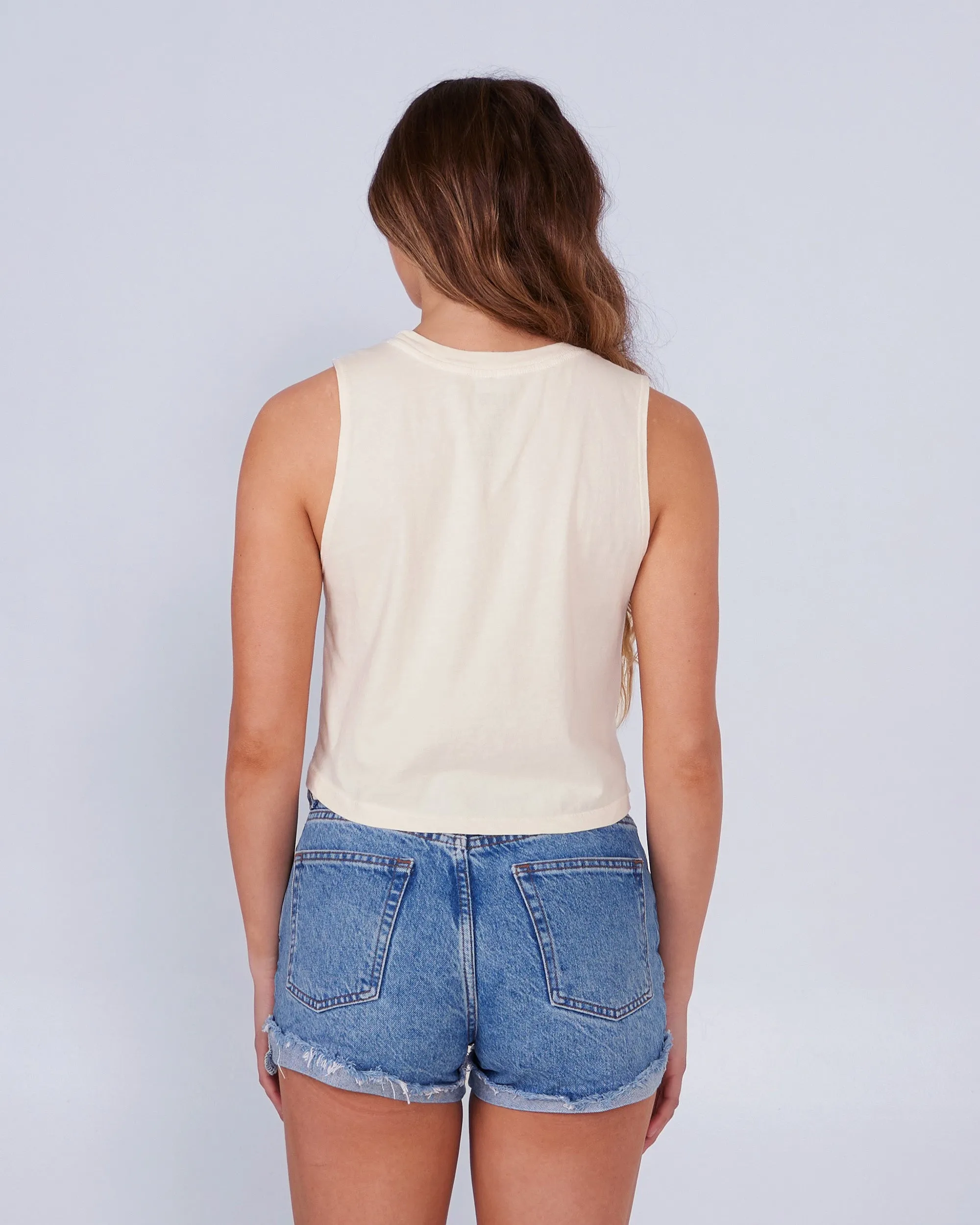 Jackpot Bone Cropped Tank
