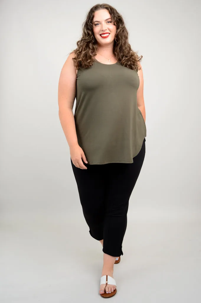 Jazz Tank, Khaki, Bamboo