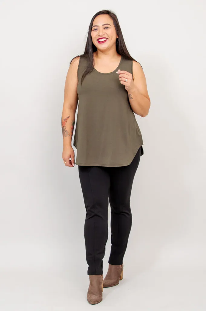 Jazz Tank, Khaki, Bamboo