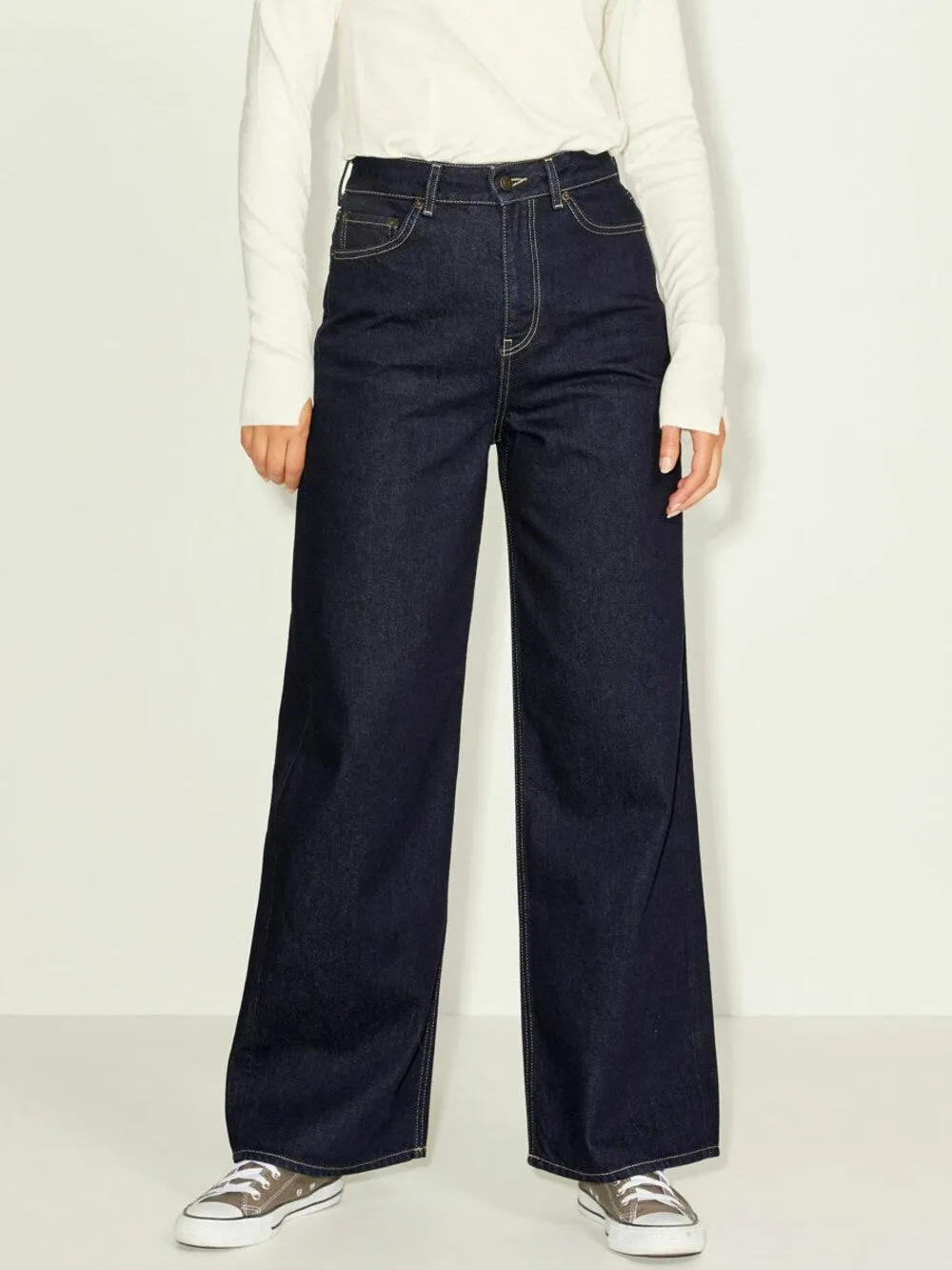 Jjxx Tokyo wide leg jeans, dark blue