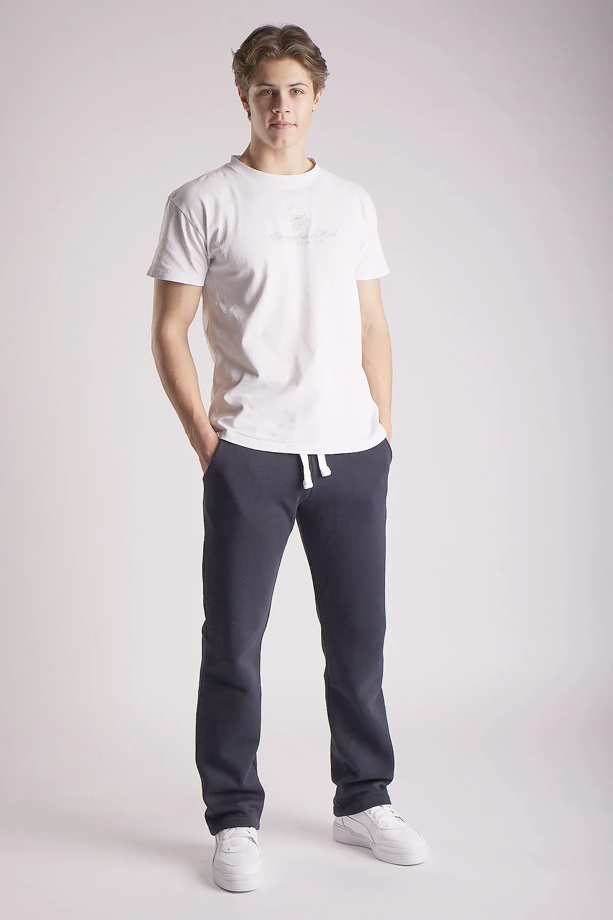 Joggebukse Unisex Straight leg Navy