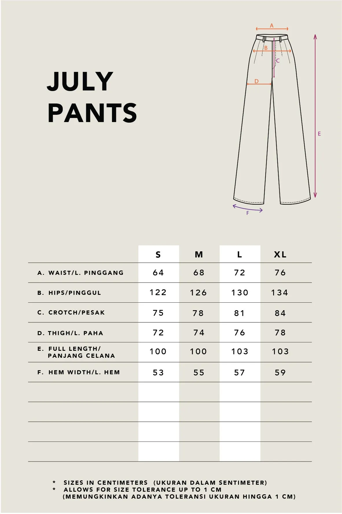 JULLY PANTS CAMEL