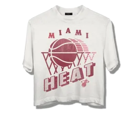 Junk Food Miami HEAT Women's Crop Tee