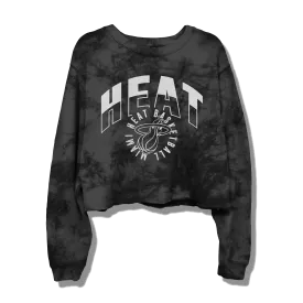 Junk Food Miami HEAT Women's Cropped Fleece