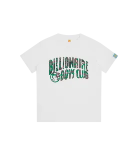KIDS CAMO ARCH LOGO T-SHIRT - WHITE