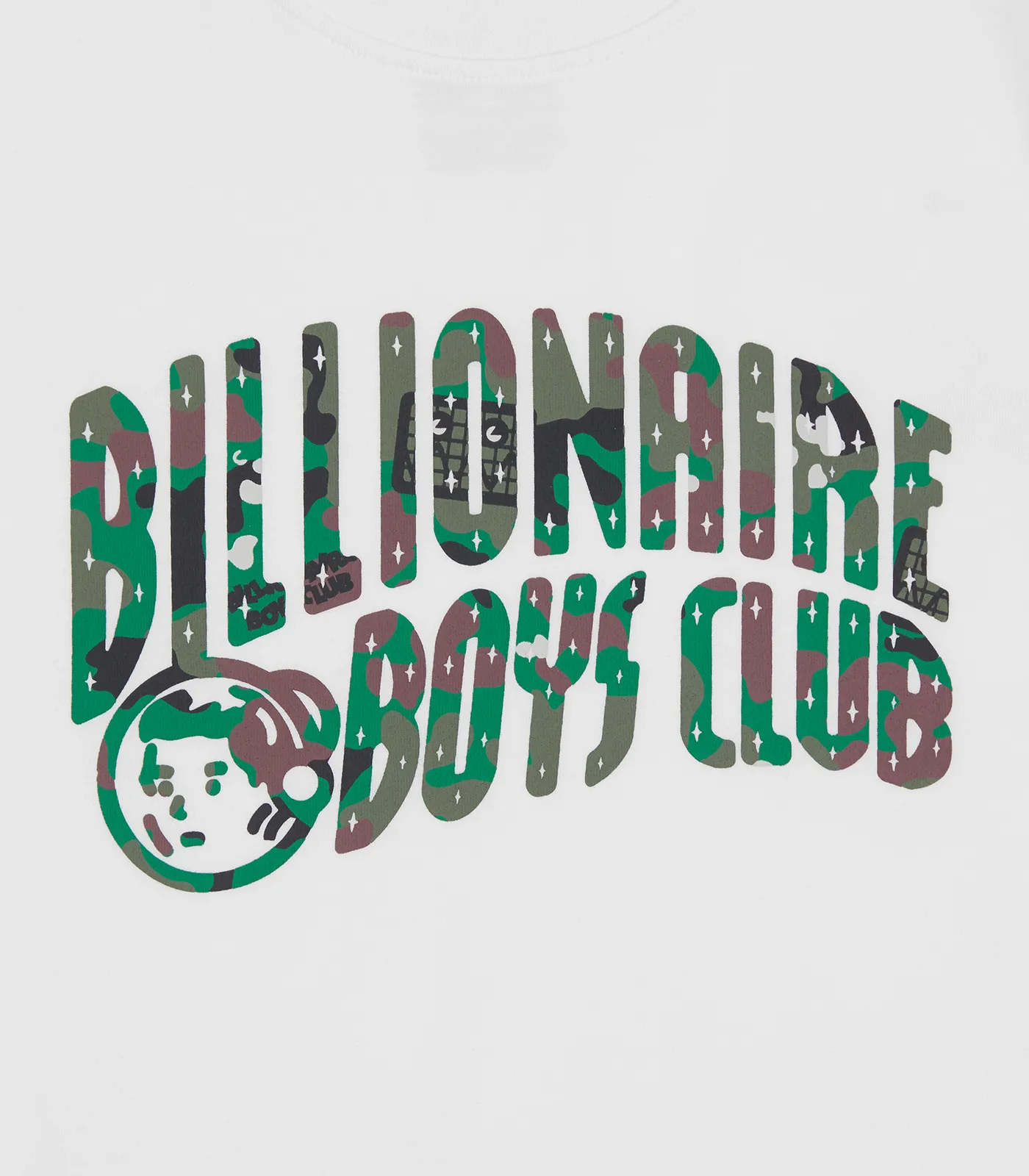 KIDS CAMO ARCH LOGO T-SHIRT - WHITE