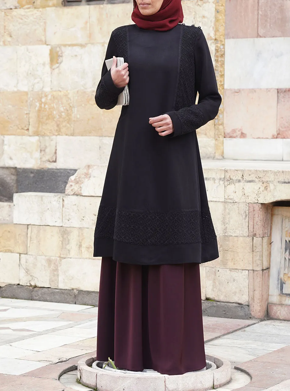 Lace Paneled Tunic