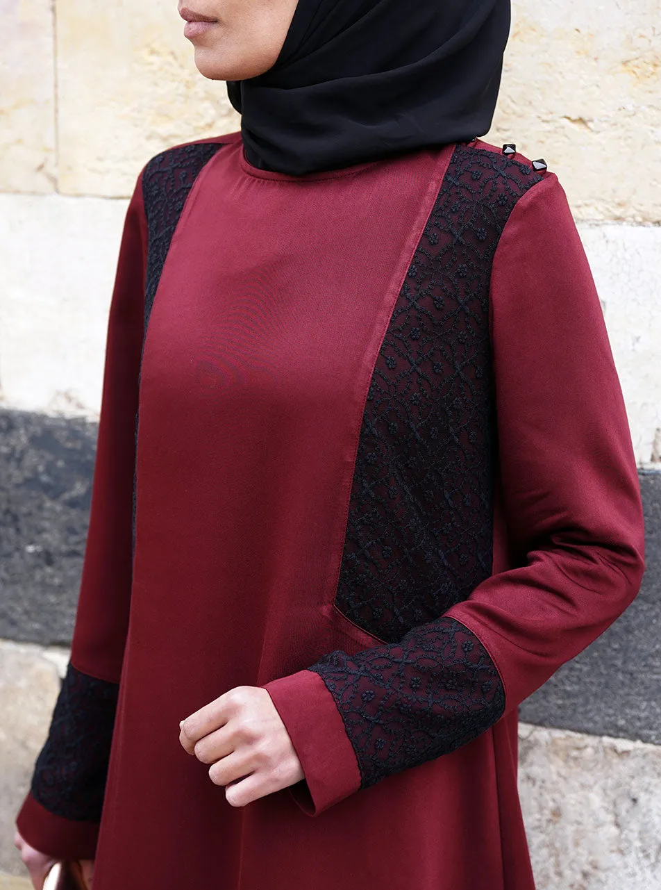 Lace Paneled Tunic