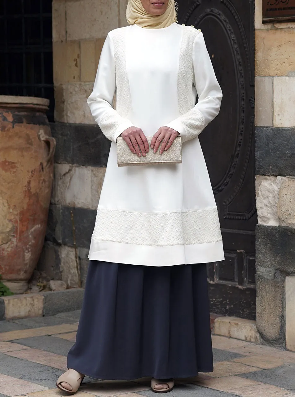 Lace Paneled Tunic