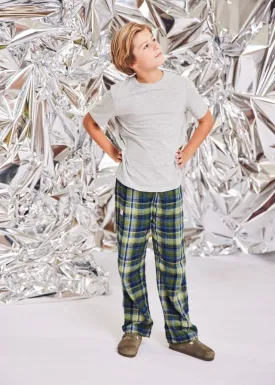 le pajama pants   t-shirt - thyme pablo check